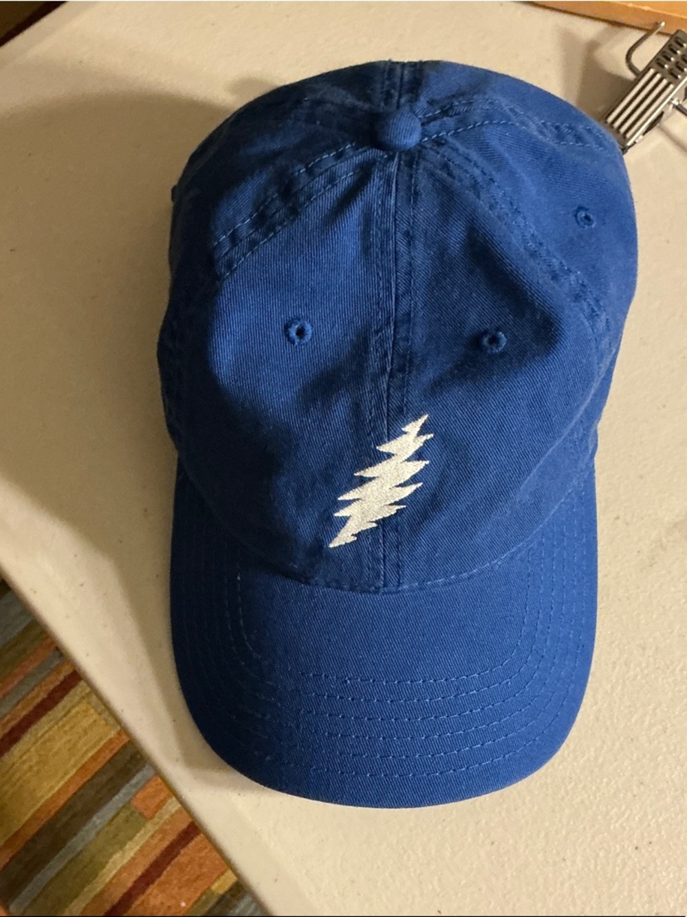 Dead & Company Blue Bolt Embroidered Baseball Cap